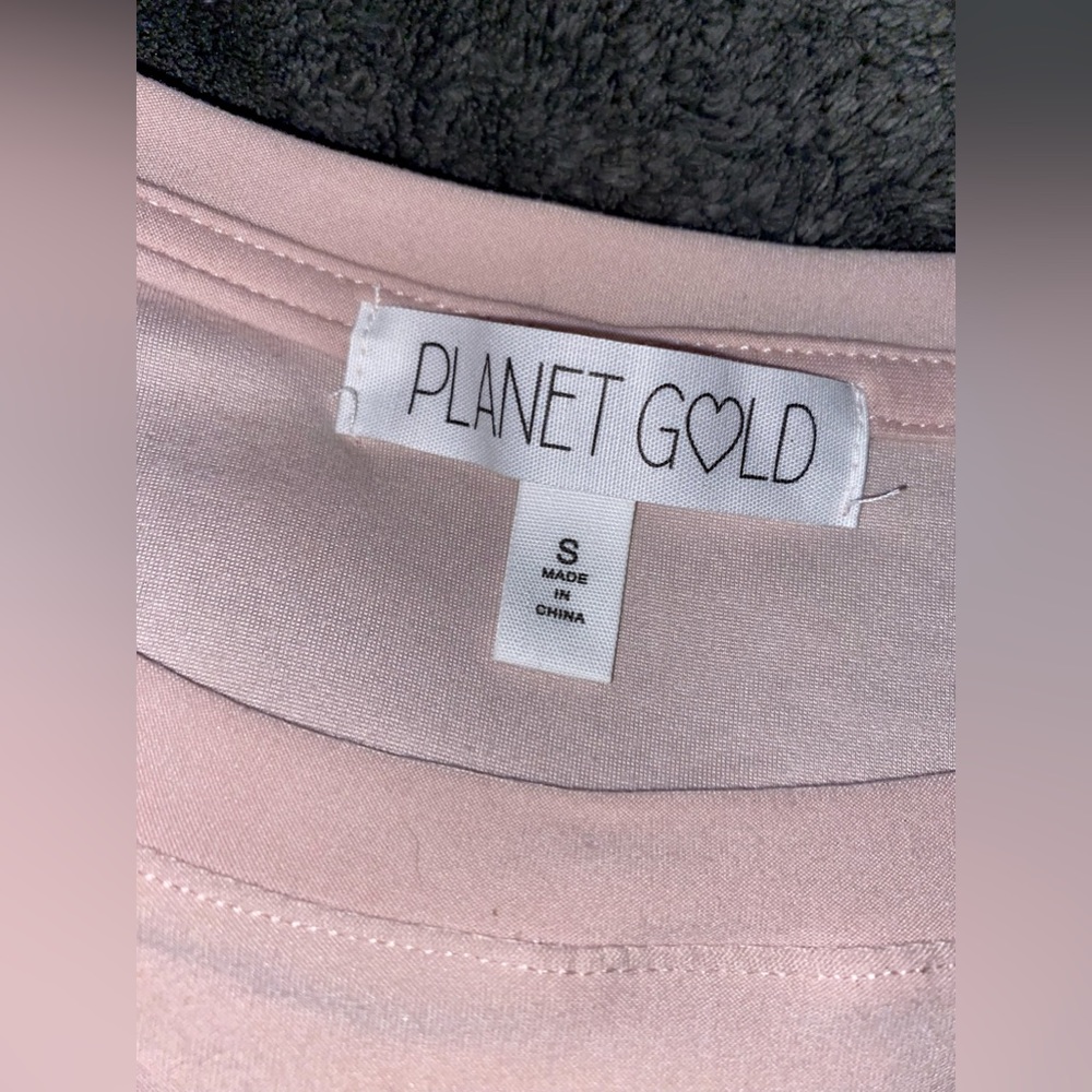 Planet gold junior top